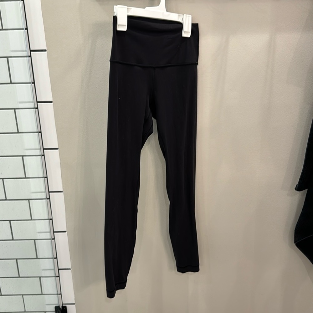 Lululemon high rise align leggings.
